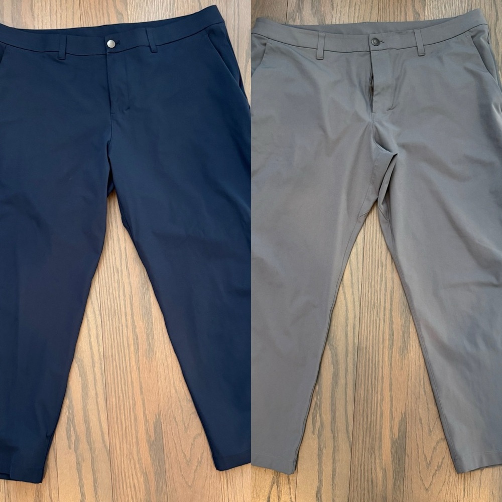 Bundle of Lululemon Men’s ABC Pants - Navy Blue and Gray